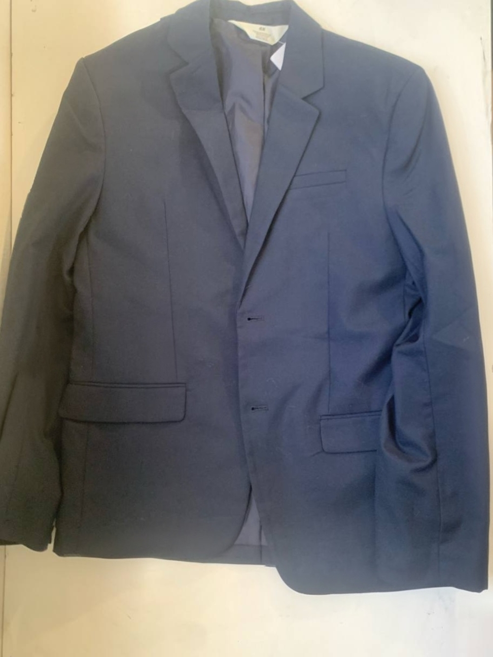 H&M Navy Blue Boys' Two-Button Blazer